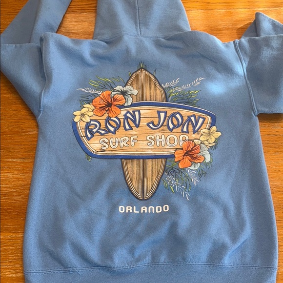 Ron Jon Sky Blue Pullover Hoodie Orlando - Picture 5 of 5